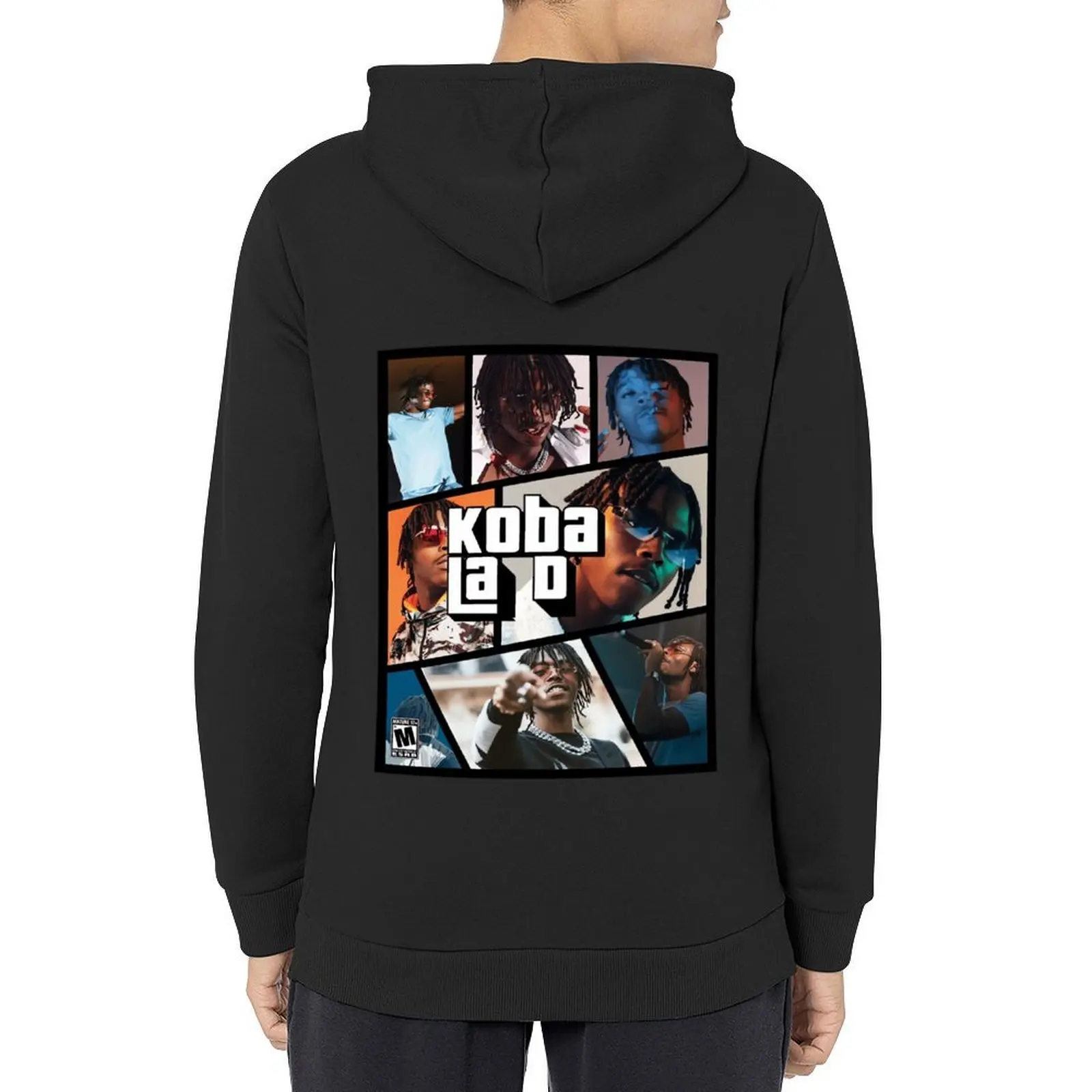 

Koba La D GTA V French rap PP Hoodie men clothing autumn men's coat korean autumn clothes graphic hoodies