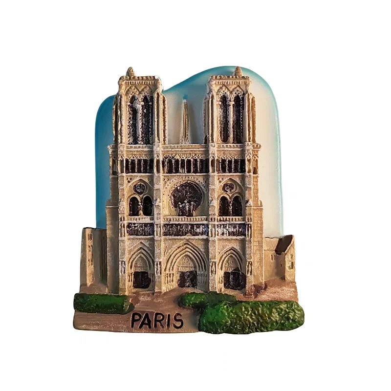 Europe France 3D Fridge Magnet Tourist Souvenirs Refrigerator Magnetic Stickers Travel collection Gift