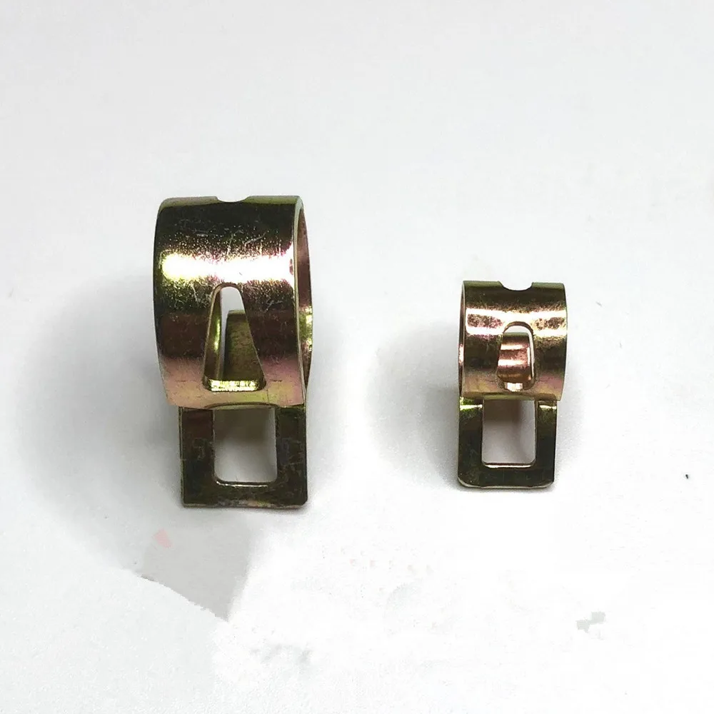 선택을위한 4mm-25mm 파이프 클램프 연료 스프링 클립 진공 실리콘 65Mn 자동차 자동차 스프링 클립 연료 오일 워터 호스 클램프