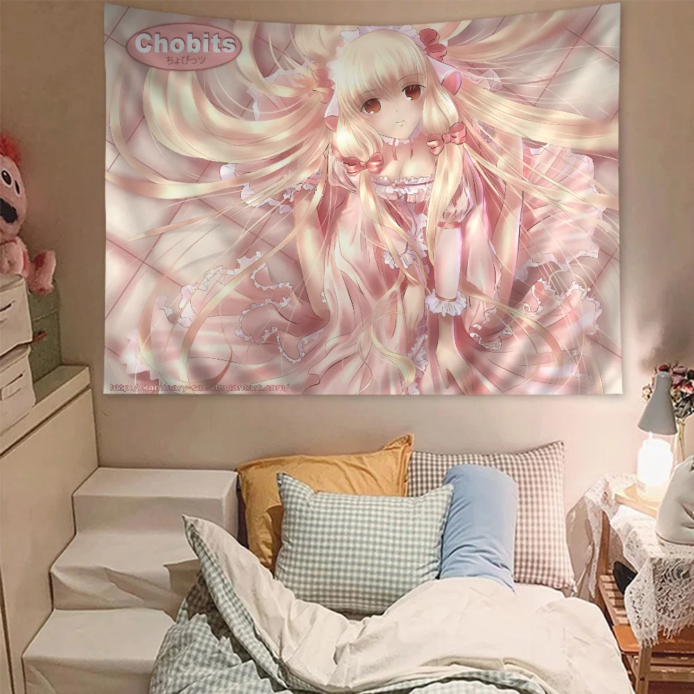 Chobits Colorful Tapestry Wall Hanging Bohemian Wall Tapestries Mandala Wall Hanging Sheets