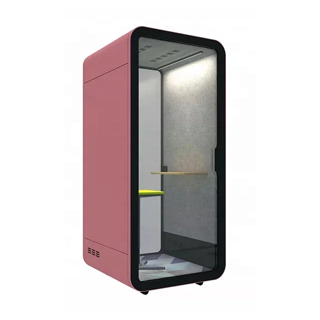 Telebooth Phone Booth 31 DB Soundproof For Single Person And Multi-Person Office Pod