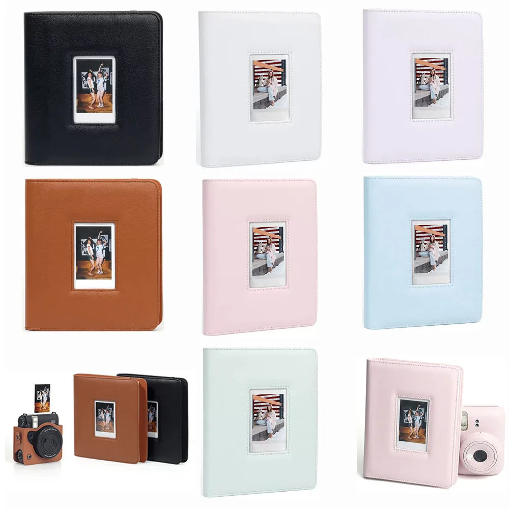 

288 Pockets 3 Inch Photocard Binder Kpop Card Mini Film Photo Album for Instant Camera Mini 12/11/9 3 Inch Photo Card Album Book