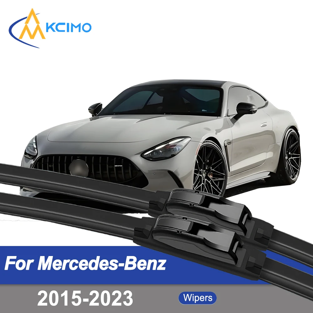 

Premium Rubber Durable Silent Windshield Wiper Blades 2pcs for Mercedes-Benz AMG GT C190 R190 2015-2023