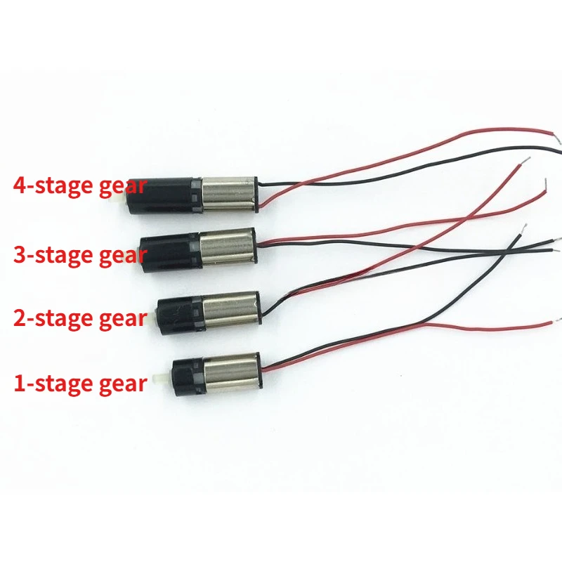 1PC 6mm hollow cup planetary deceleration motor ultra-small deceleration motor DC micromotor four-stage deceleration optional.