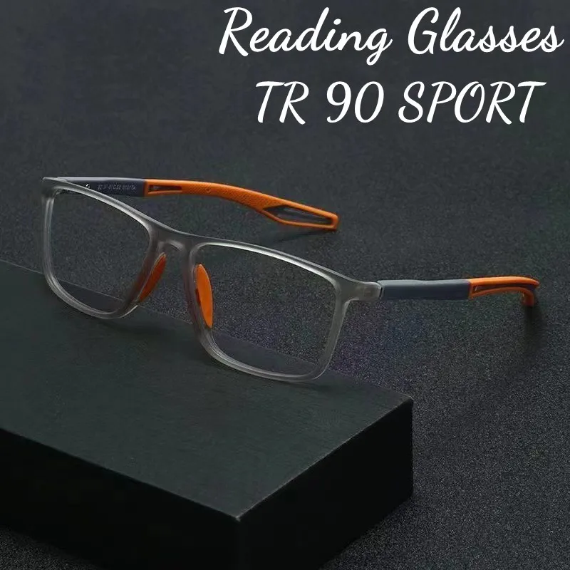 

Ultralight Sport TR90 Prescription Eyeglasses Men Women Blue Light Blocking Reading Glasses Fashion Square Prescription Eyewear