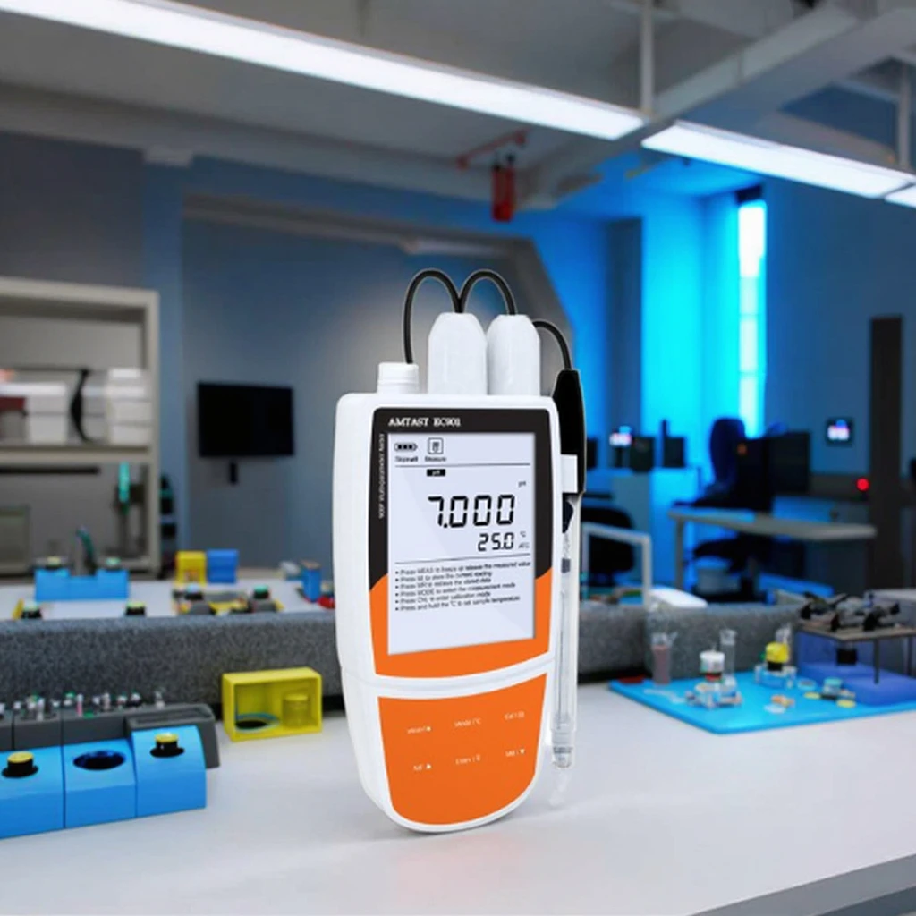 TLF 10 1 المهنية PH/mV الموصلية/TDS/DO متر (EC910) التلقائي جودة المياه مقياس الملوحة البلاستيك OEM