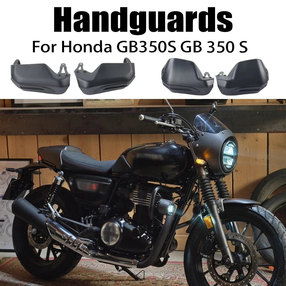 Front Handguard Windshield Protective Shield Set with Brackets For Honda GB350S 2025-2026 Motorcycle Accessories Black