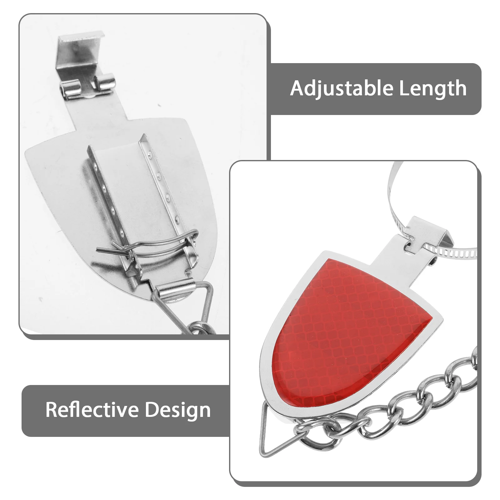 Car Static Eliminator Adjustable Metal Reflective Strip For Suv Truck Rv Trailer Vehicle Grounding Device Anti Static Strap