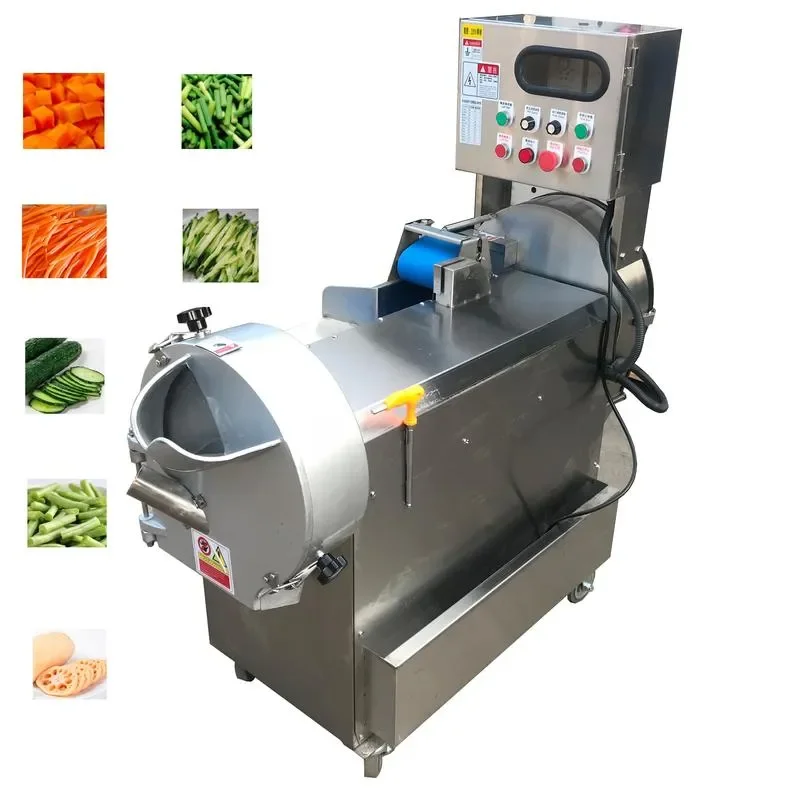 for Stainless Steel Vegetable Dicing Machine 380V One Time Dicing Suitable for Vegetable Processing Plants