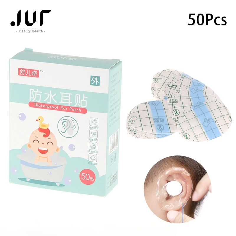 50/30/20pcs Waterproof Ear Protector Disposable Cover Cap Salon Hairdressing Protection for Surfing Snorkeling Swimming Shower