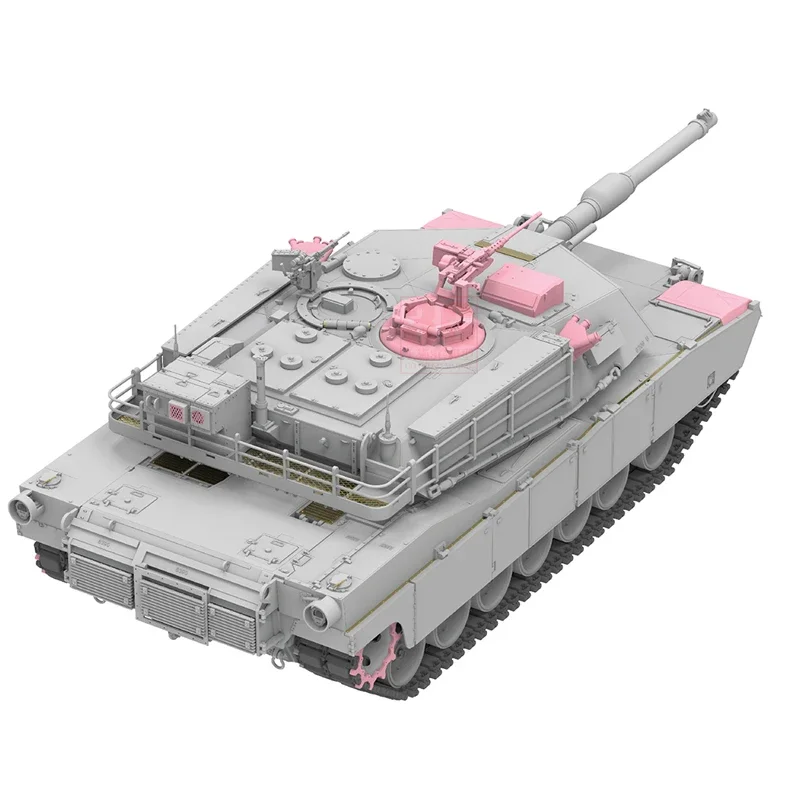Ryefield model Assembly tank model kit RM-5106 M1A1 Abrams Ukraine/Poland 2in1 attached reactive armou 2in1 Limited Edition 1/35 - Image 3