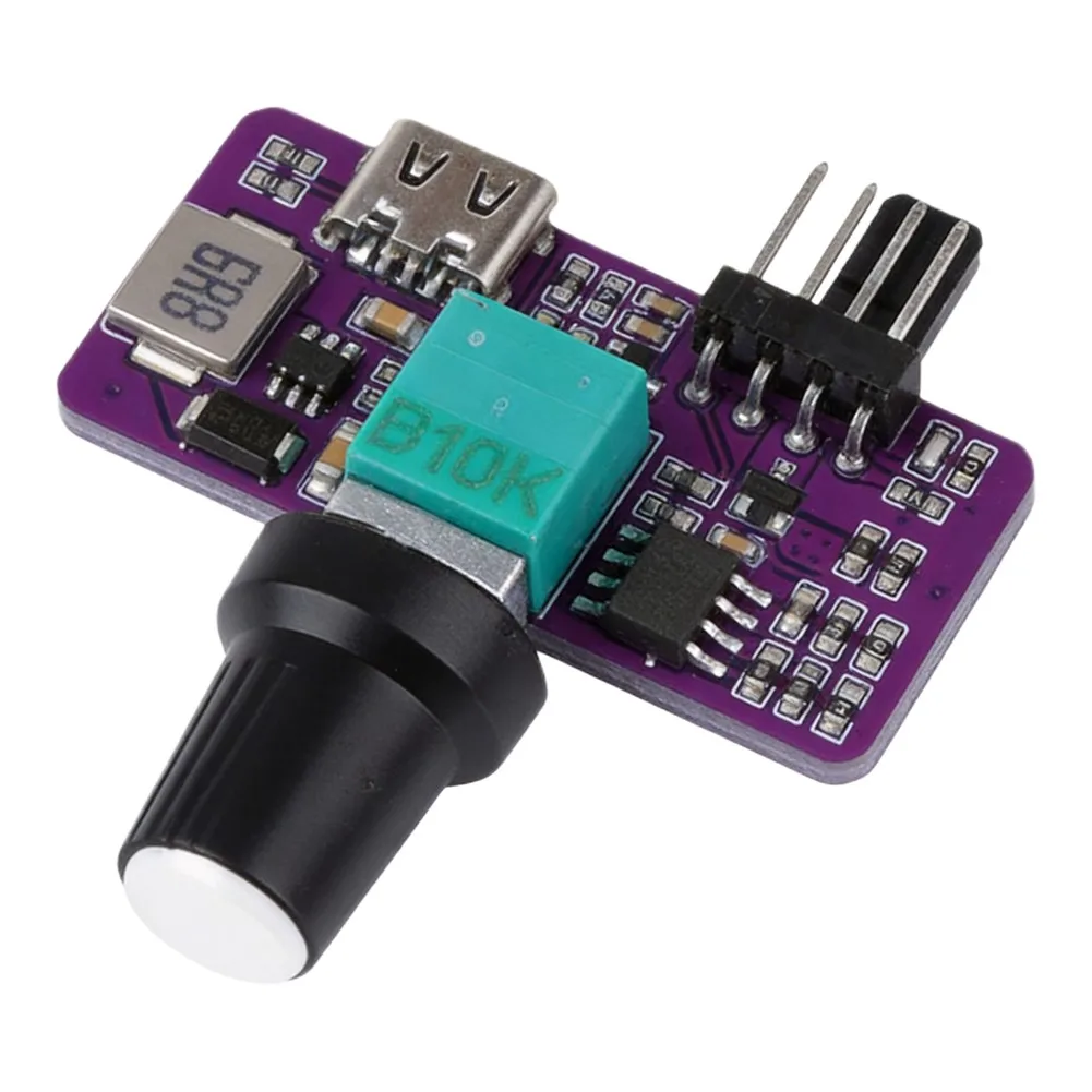 4 Pin For PWM Fan Controller for Computer Cooling System - Efficient 85-90% Conversion Silent Operation DIY Friendly