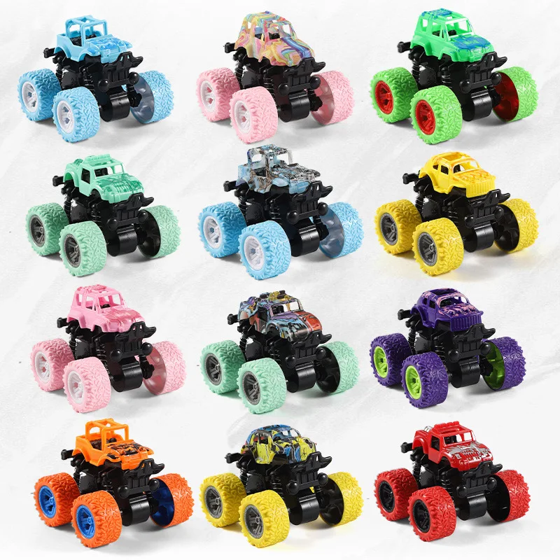 Children's Toy Car Simulation Dual Inertia Four-wheel Drive Boomerang Stunt Buggy Motorbike Tank Car Model Toys For Children