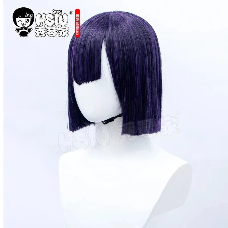 

CyHSIU Fate Grand Order FGO cosplay Shuten Douji Wig Purple short hair + Free gift brand wig cap