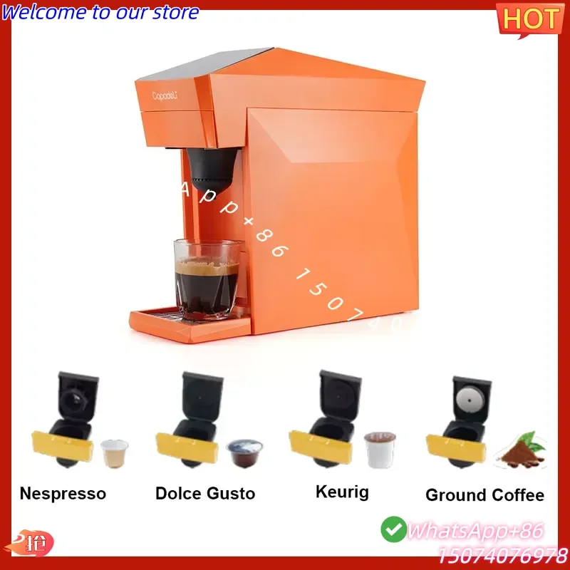 2026New style Capadeli Electric Machine a Cafe 5 in 1Multi Capsules Coffee Machine 1350W Cafetera Automatic With Temperature