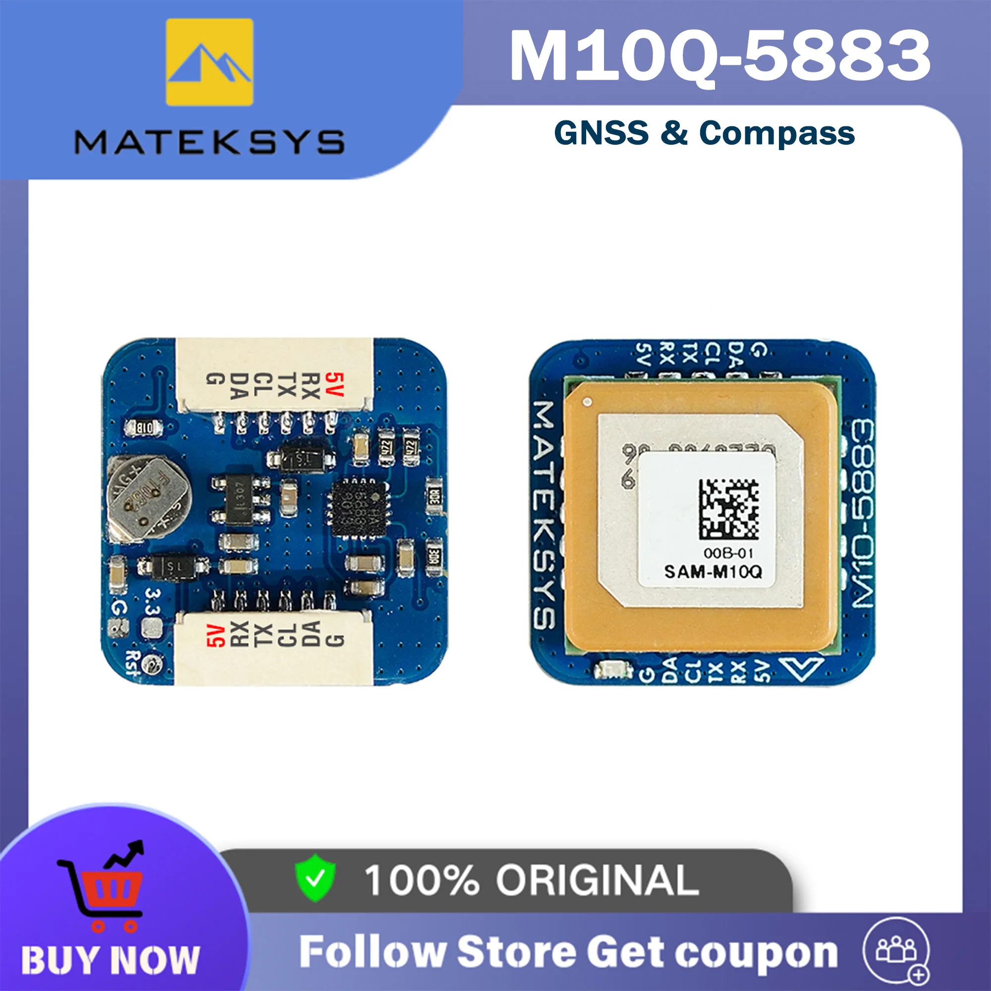 

Флэш-навигатор с компасом QMC5883L