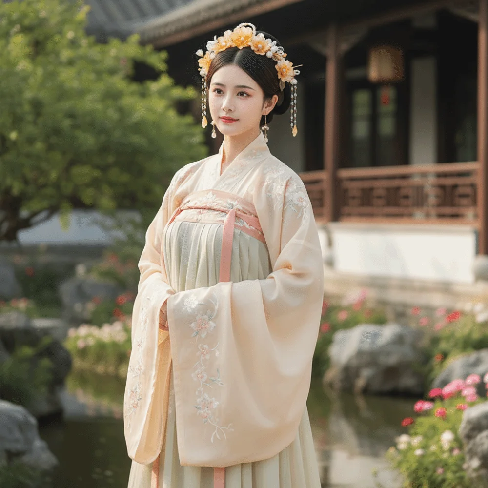 

Tassel Chinese Style Hairpin Set Pearl Earring Hanfu Hair Stick for Buns Headwear Flower Hair Comb Girl Hair Accessories