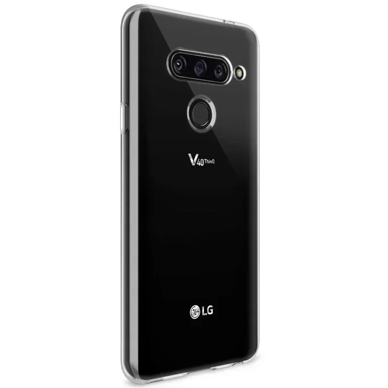Étui de téléphone transparent ultra mince en silicone souple, coque arrière pour LG K30 2019 G8 G7 G6 V40 V30 V30S, antichoc TPU Capa
