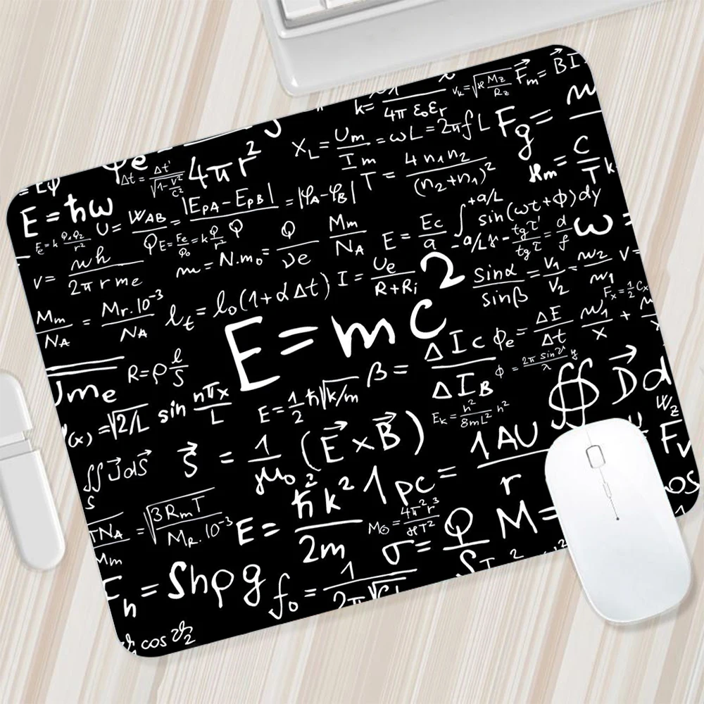 Geometric Math Formula Small Mouse Pad Gaming Mousepad PC Gamer Mouse Mat XXL Computer Pad Keyboard Mat Desk Pad Laptop Mausepad