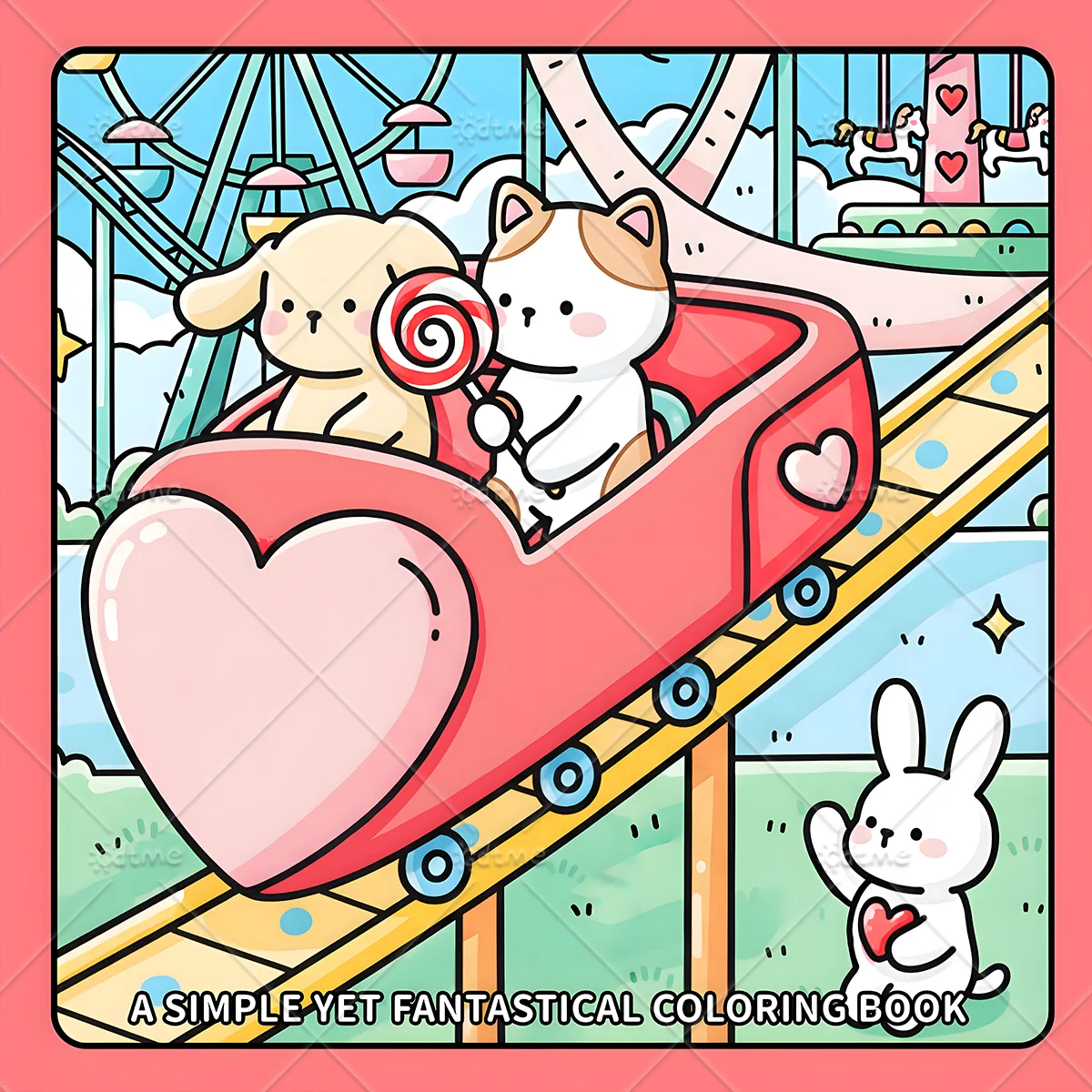A Simple Yet Fantastical Coloring Book for Adults Featuring Cute Cozy Daily Activities for Relaxation (Cozy Spaces Coloring)