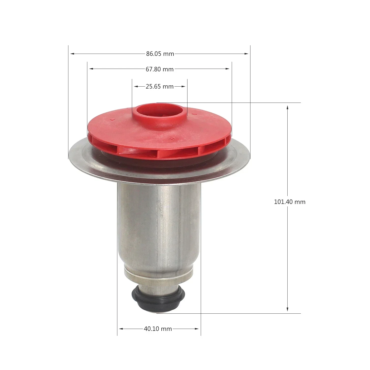 Gas Dự Phòng Một Phần Lưu Thông Nước Bơm Động Cơ Cánh Quạt Nước Lá Cho Wilo Bơm Áp Dụng Cho Công Suất 63W ~ 83W W104