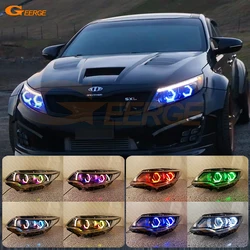 For Kia Optima K5 2010 2011 2012 2013 2014 2015 2016 2017 2018 Ultra Bright Multi Color RGB LED Angel Eyes Kit Hex Halo Rings