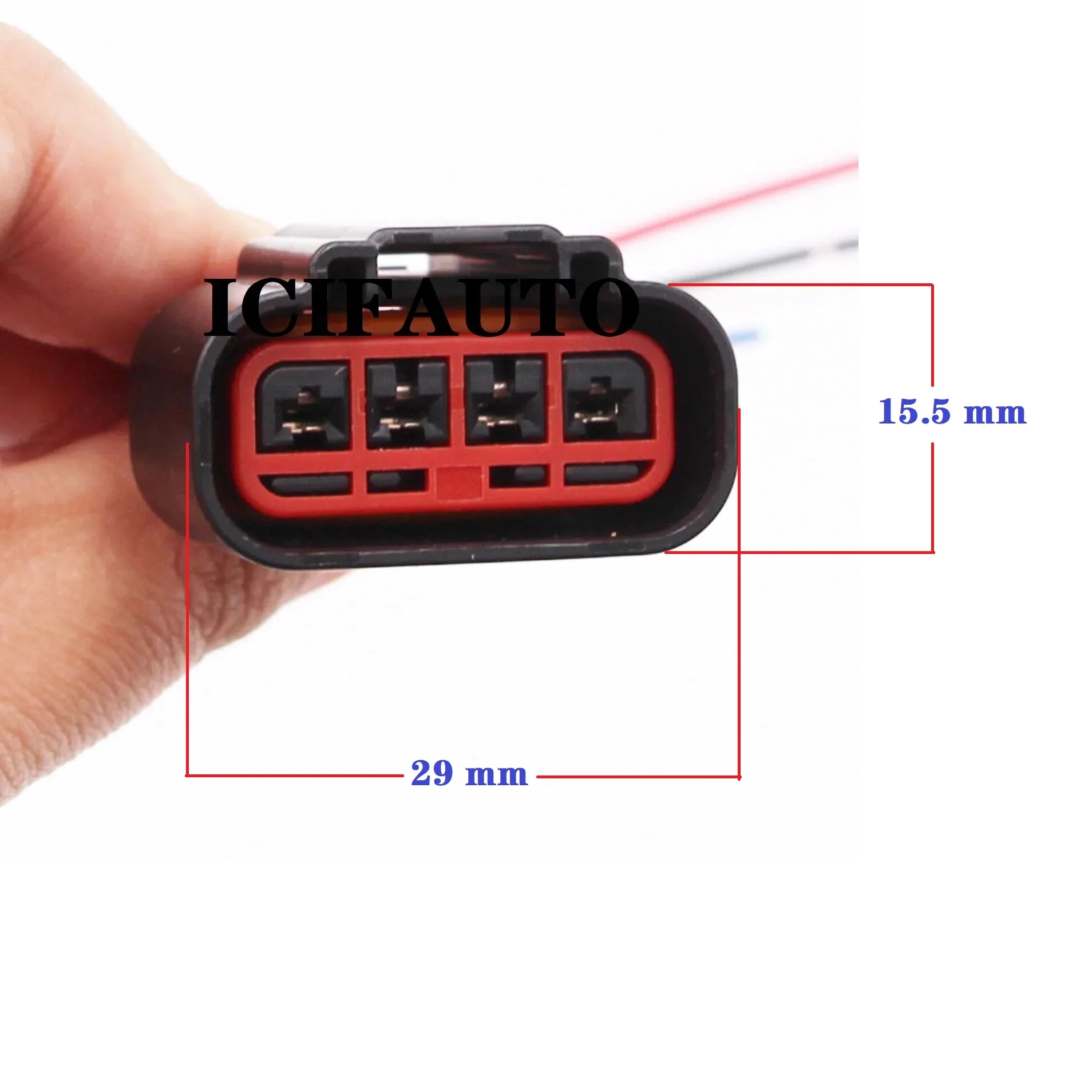 Connector of Heater Fan HVAC AC Blower Motor Resistor Control Module for Ford F250 Navigator 7C3Z-19E624-A, 7C3Z-19E624-B