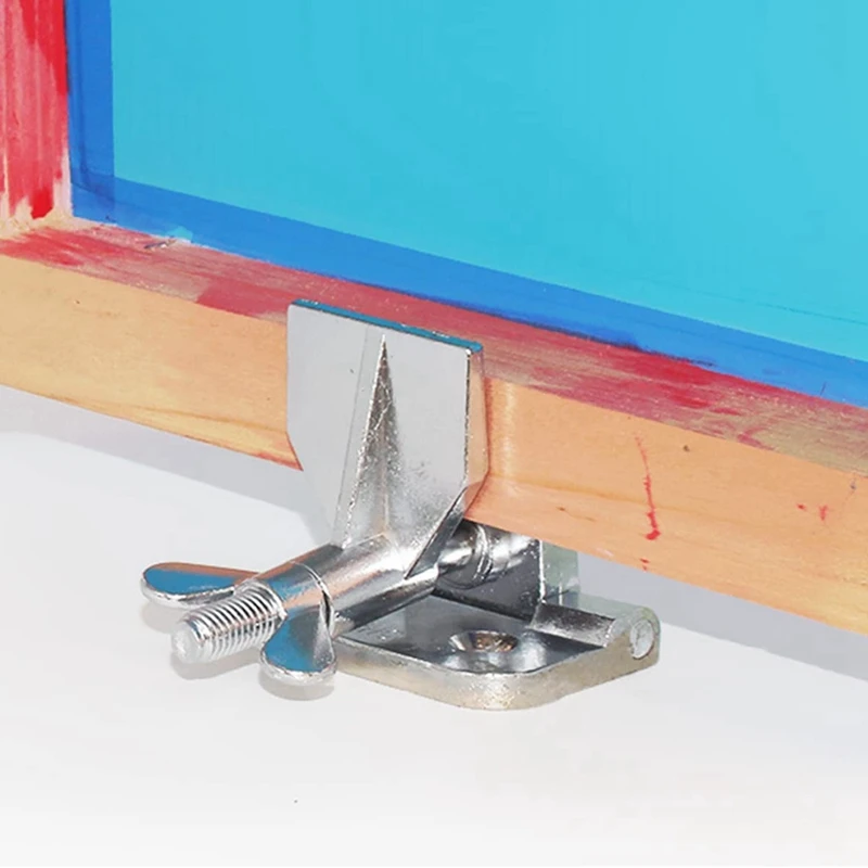 Nieuwe 2 Stuks Vlinder Scharnier Klem Voor Zeefdruk Frame, Zeefdruk Klemmen Diy Hobby Tool Voor Het Bevestigen Van Het Scherm