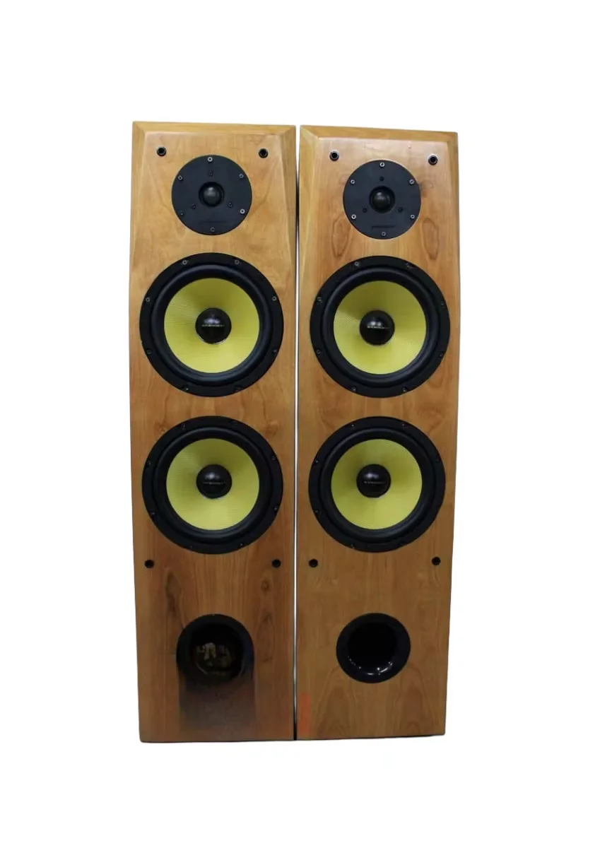 A-1391 HIFI 8 بوصة مكبر صوت 3 تردد مكبر صوت أرضي سلبي HIVI Dual Bass K8 + Q1R وحدة مكبر الصوت 120 وات 5 أوم
