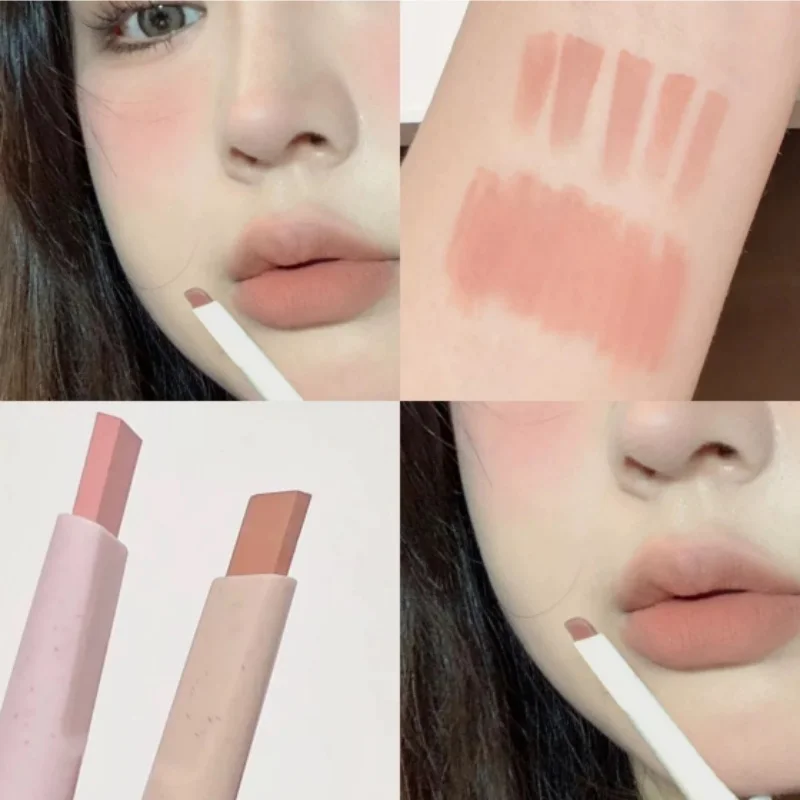 Lipliner ضباب خفيف حلو وناعم ، مقاوم للبهت ، سهل التلاشي ، بطانة شفاه زهري عارية ، شكل دائم ، ليس من السهل خلع المكياج