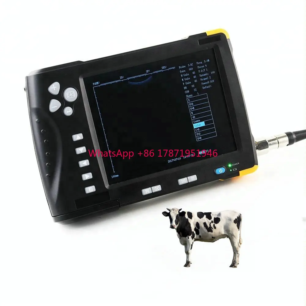 

mobile portable animal veterinary ultrasound with rectal probe portable cow ultrasound scanner