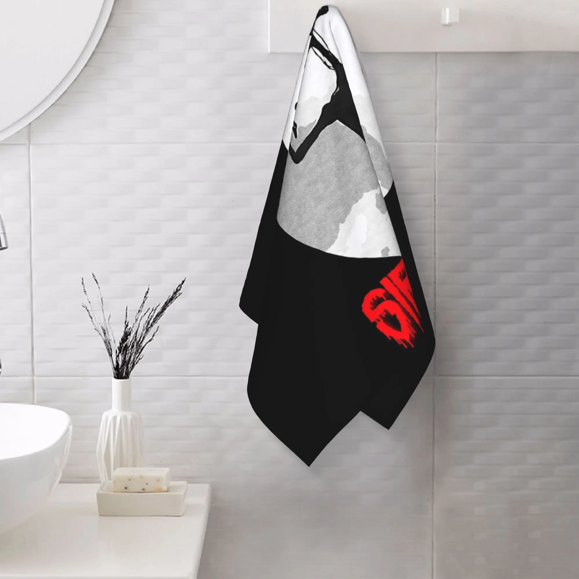 Custom Siren Head Soft Face Towel Quick Dry Pool Bath Cotton Towels Absorbent