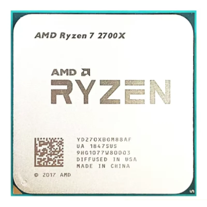 

1 шт./лот AMD Ryzen 7 2700X R7 2700X 3,7 ГГц восьмиядерный шестнадцатипоточный процессор 16 м 105 Вт разъем AM4