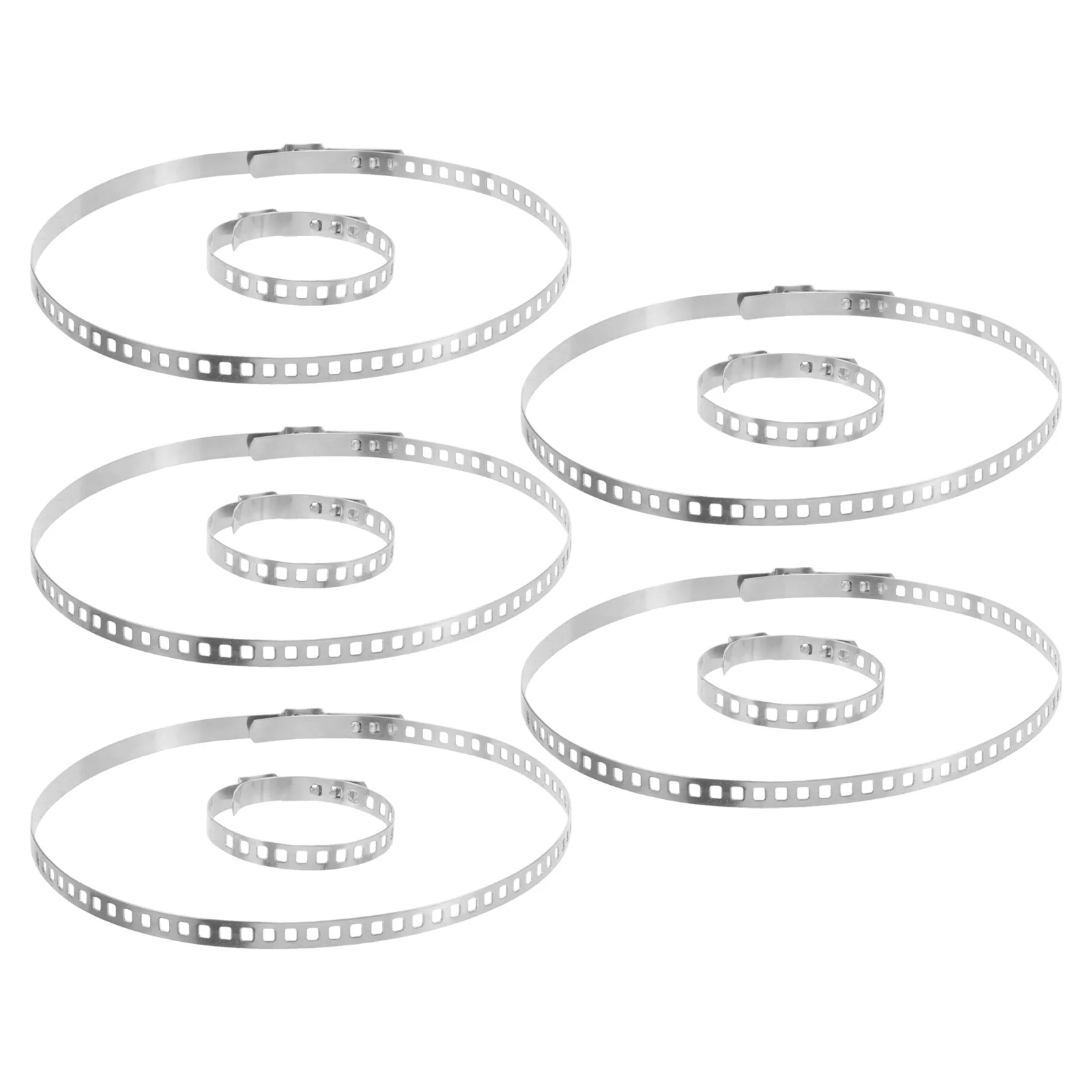 

5Pairs Boot Clamp Kit Stainless Steel Adjustable Shaft Axle Boot Clamps for Car Truck Suv Repair Automotive Accessories