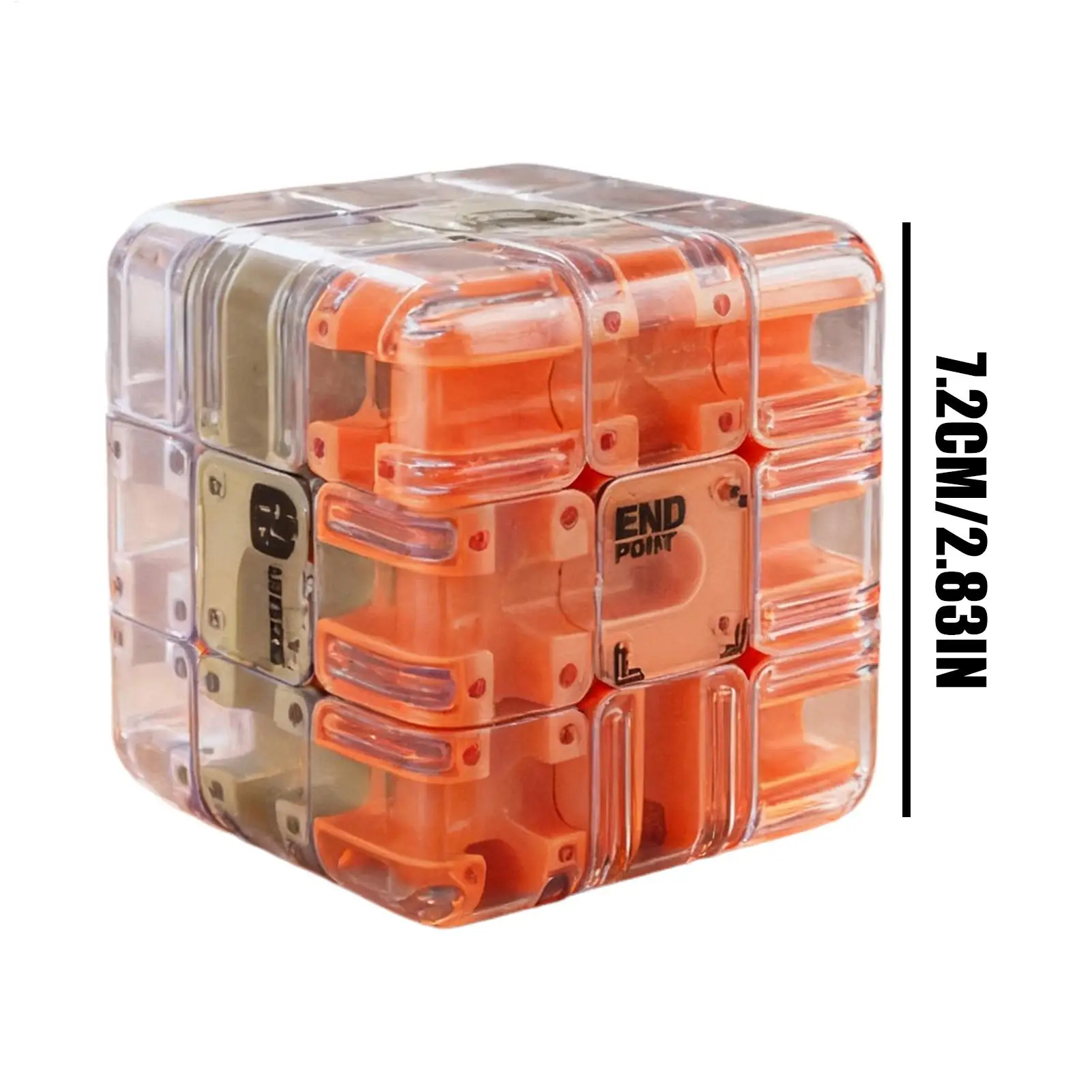 3D-Labyrinth-Labyrinth-Würfel, pädagogisches Denkaufgabe-Spielzeug, Labyrinth-Puzzle-Würfelspiel für Kinder, Jungen, Mädchen, Zuhause, Reisen, Party, Klassenzimmer