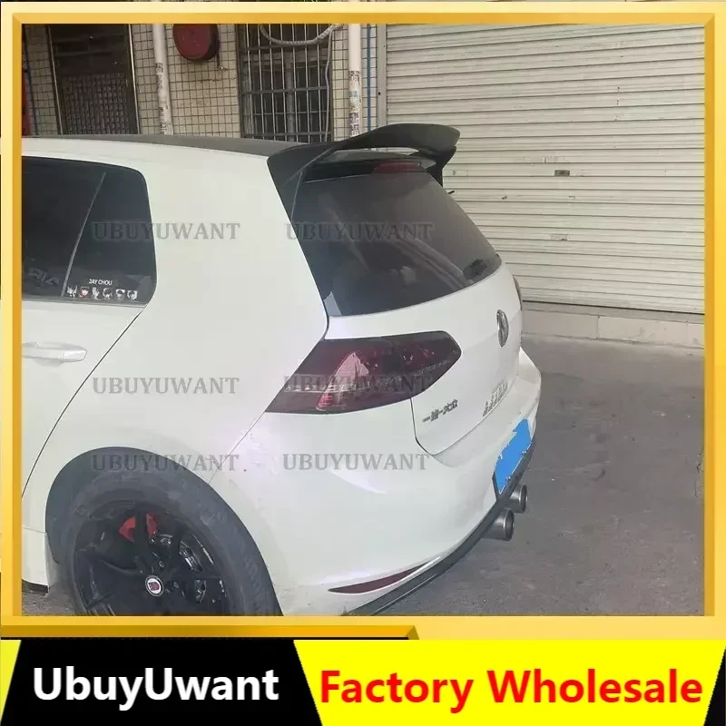 UBUYUWANT For Volkswagen GOLF7 MK7 GOLF7.5 MK7.5 TSI TDI GTI GTE GTD R 2014-2019 Aspec Ppv400 High Quality ABS Car Roof Spoiler