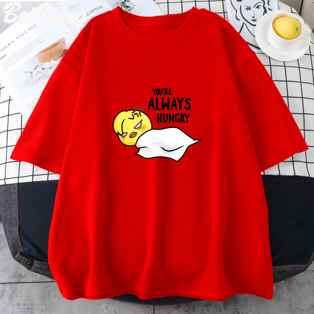 You\'re Always Hungry Bbokari TShirt Felix Fan T Shirt Stray Kids T-Shirt Korean Kpop Clothes Verized Tshirts Woman Funny Tees