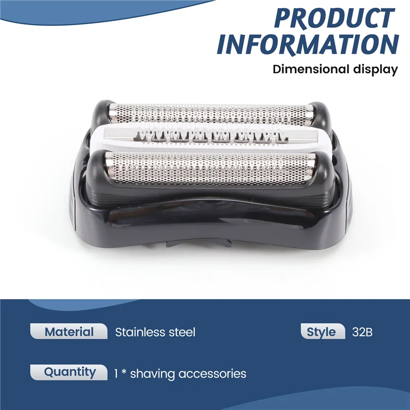 ABUD-Replacement Electric Shaver Head For Braun 3 Series 300S 301S 310S 320S 330S 340S 360S 380S 3000S