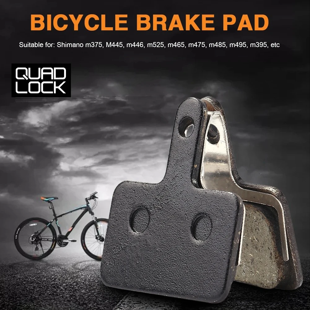 

QUAD LOCK 10/15/20/25/30 PCS MTB Mountain Bicycle Disc Brake Pads for M375 M445 M446 Resin Semi-Metallic Cycling Brake Pad Parts