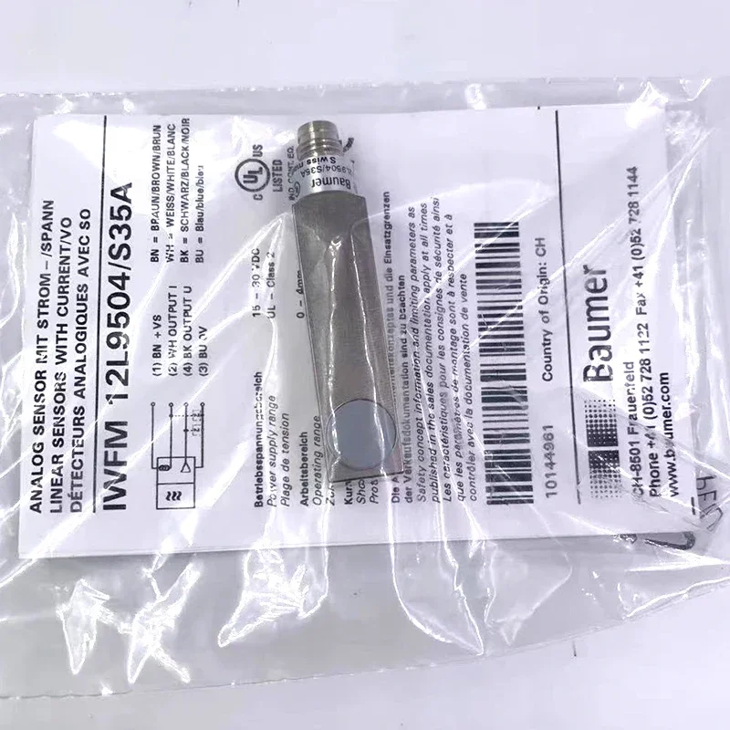 12L9504/S35A ultrasonics sensor inductive proximity switch ranging sensor brand IWFM