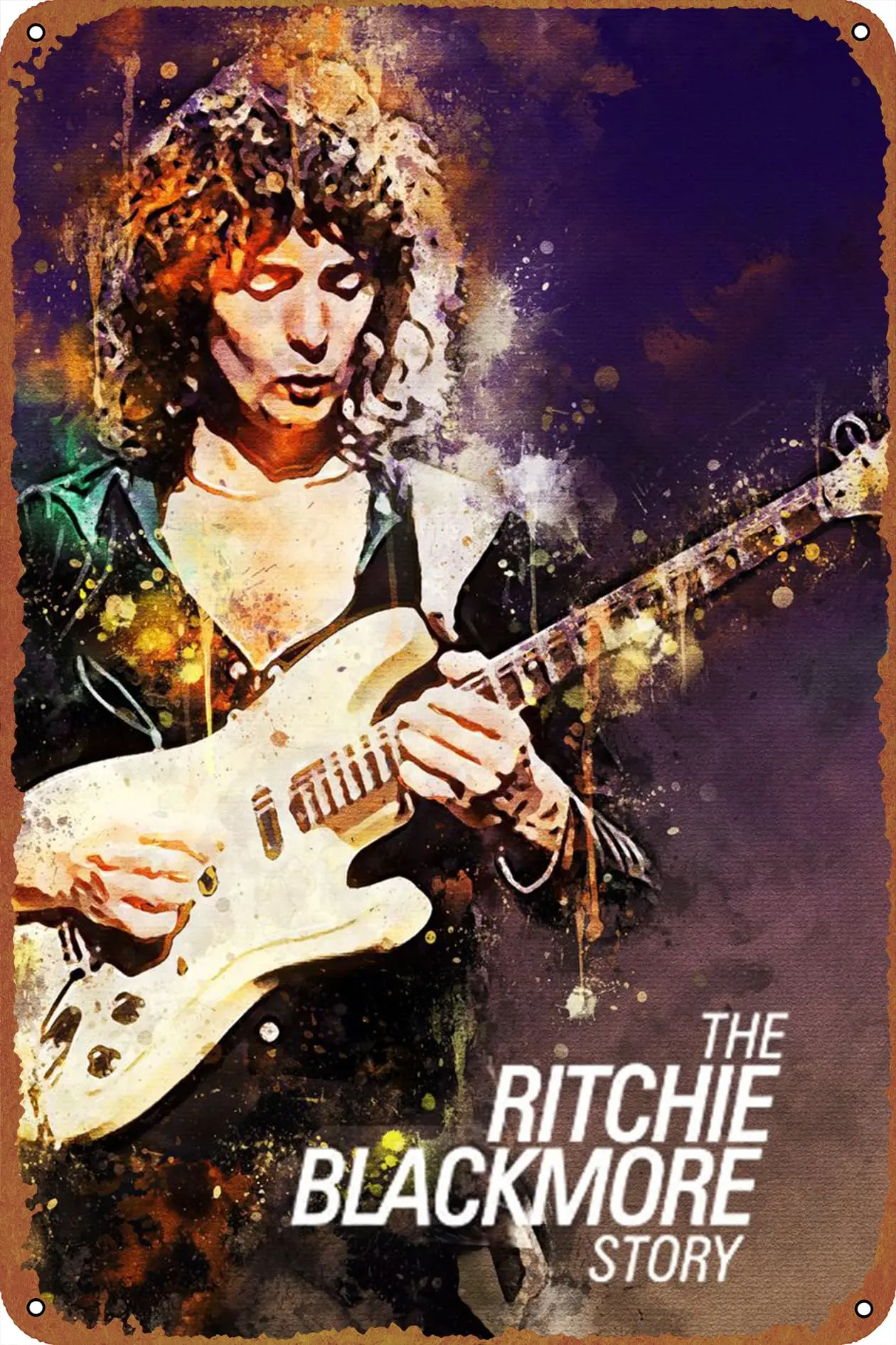 

Ritchie Blackmore музыкальный металлический жестяной знак, Подвесной Настенный постер для детской кухни, бар, паб, мужская пещера, искусство, новинка, табличка