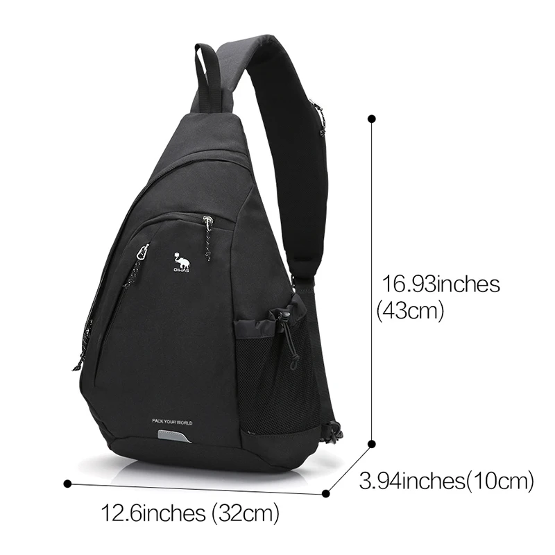 OIWAS-Bolsa de ombro masculina, mochila tiracolo, casual, versátil, estudante de faculdade, ciclismo, esportes, viagem curta, masculino, moda