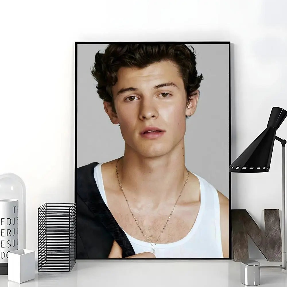 S-Shawn Mendes SINGER Poster HD Paper Print Home Living Room Bedroom Entrance Bar Cafe Art Painting Decoration