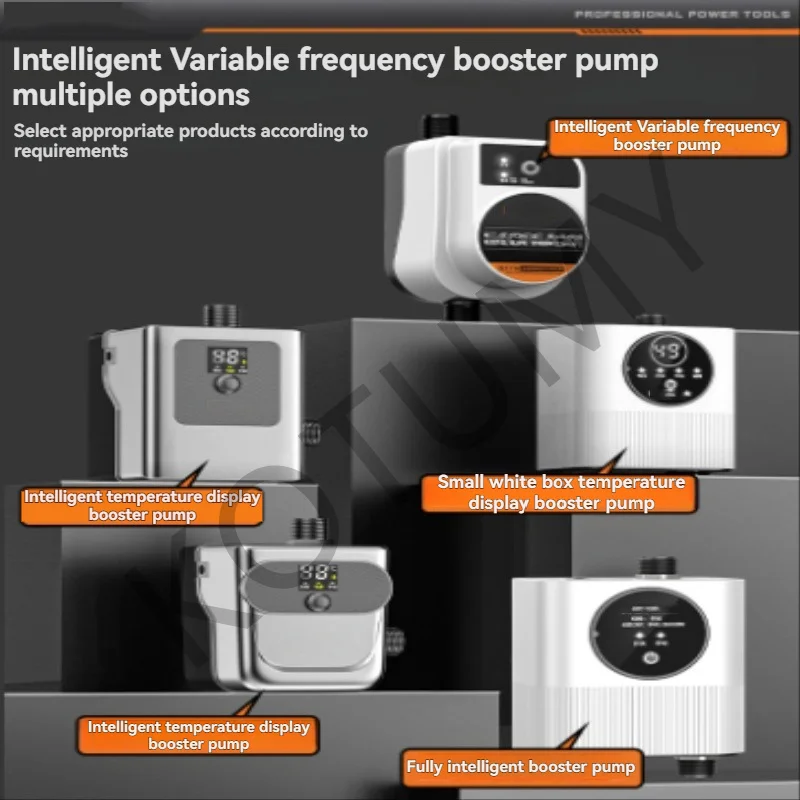 Upgraded Automatic Booster Pump 24V Brushless Water Pump Home Shower Water Heater Added Water Pressure Silent Pump