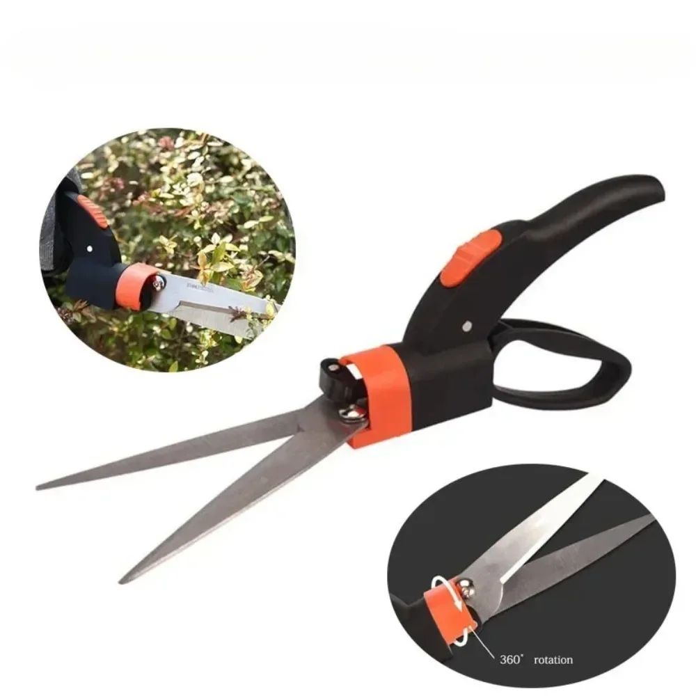 

Garden Scissors Lawn Garden Mowing Shears With 360 Degree Rotating Cutting Head Garden Grass Shears For Edge Cutting