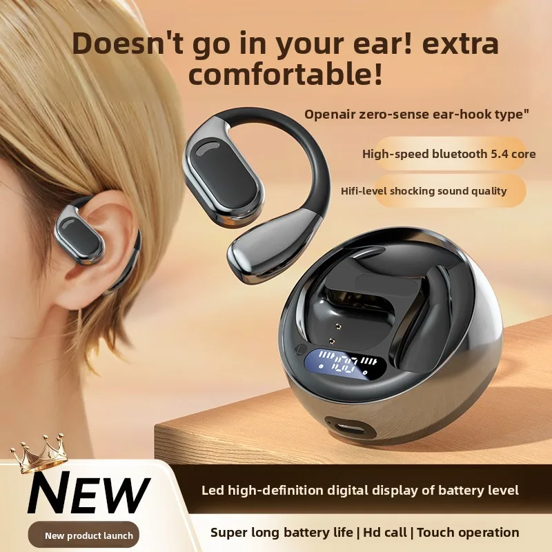 

Новая интеллектуальная Bluetooth-гарнитура AI, действительно беспроводная связь, не наушники, накладные наушники, сверхдлительный срок службы батареи.