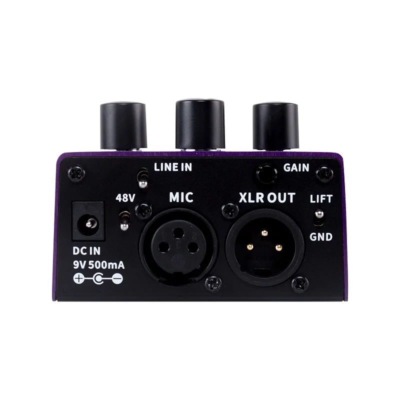 Character Vocal Effects Processor 6 Character Modes with Reverb Effects 48V Phantom Power