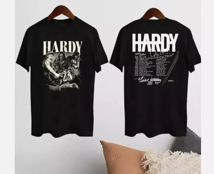 Graphic Hardy Quit Tour 2024 T-Shirt, Hardy 2024 Concert T-Shirt