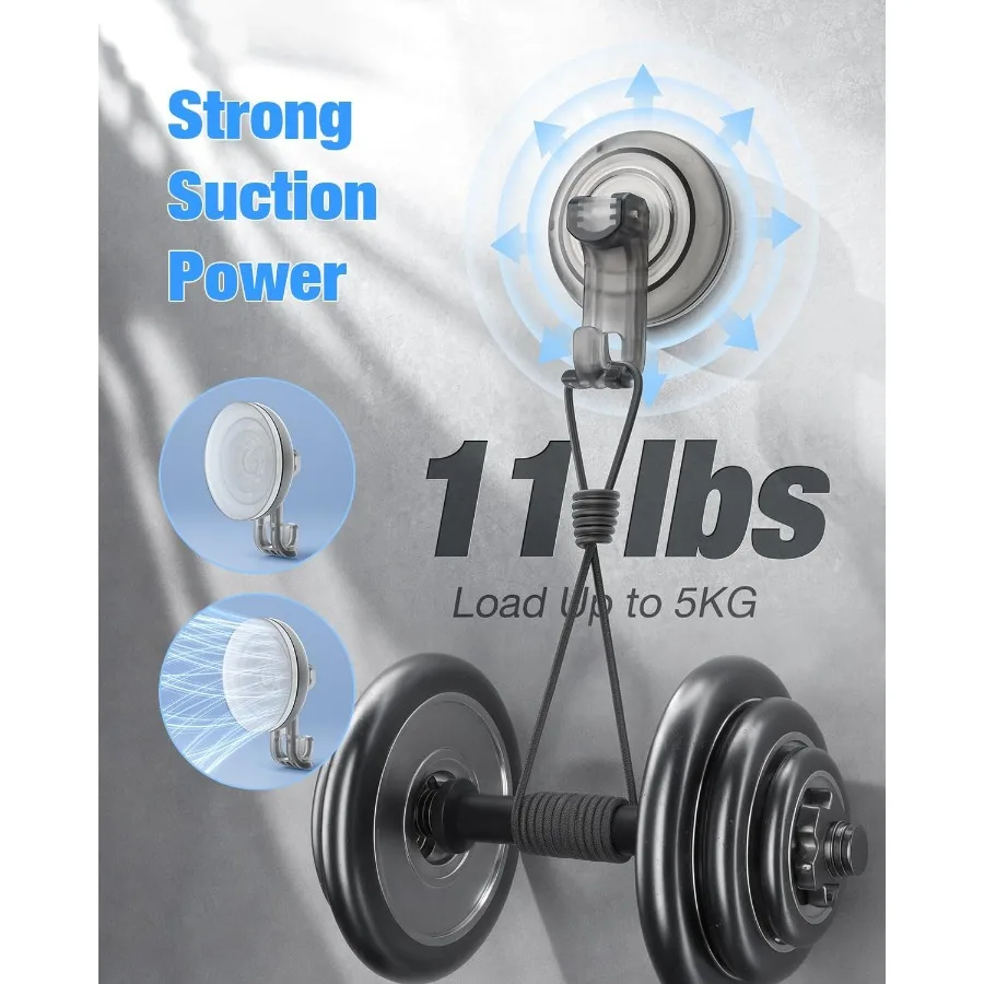 Sr السنانير شفط كأس الثقيلة شفط كأس لا هلام السنانير مقاوم للماء للحمام Sr زجاج الباب النوافذ المطبخ معلقة ما يصل إلى 11 #2