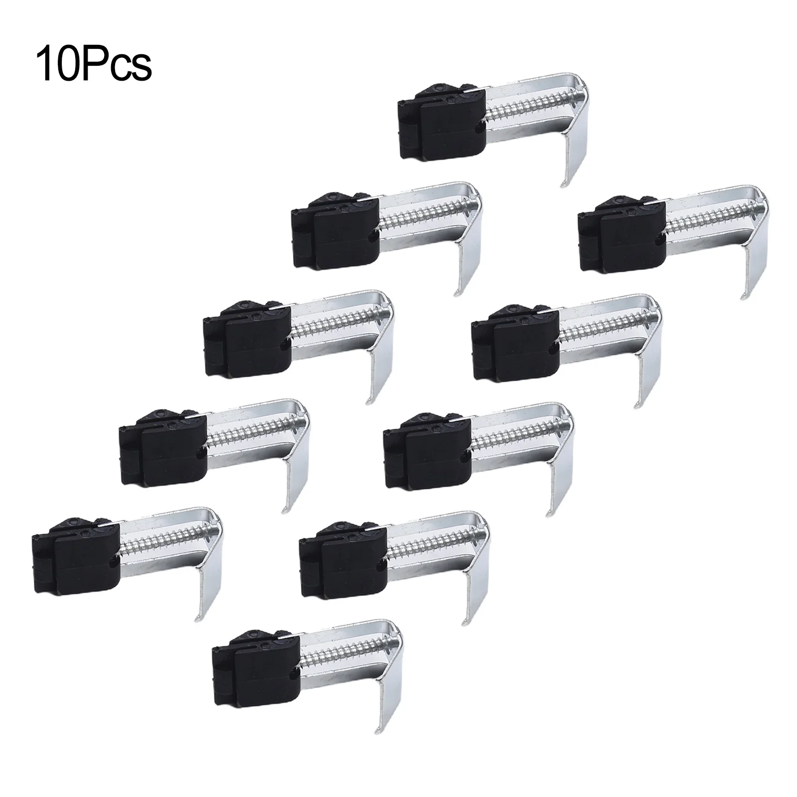 Shower Sink Holders Color Black Undermount Sink Clips Easy Installation Long-lasting Use Nylon Material Securely Attach
